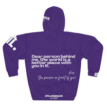 Load image into Gallery viewer, &#39;You Are Enough&#39; Unisex Hoodie - Purple