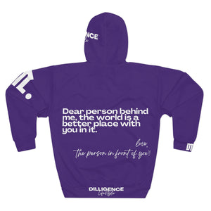 'You Are Enough' Unisex Hoodie - Purple