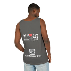 DT CARES - BE WHO YOU NEEDED UNISEX COTTON TANK