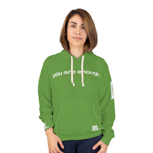 'You Are Enough' Unisex Hoodie - Green