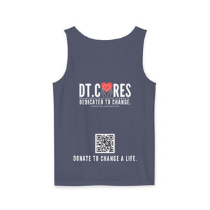 DT CARES - BE WHO YOU NEEDED UNISEX COTTON TANK