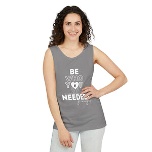 DT CARES - BE WHO YOU NEEDED UNISEX COTTON TANK
