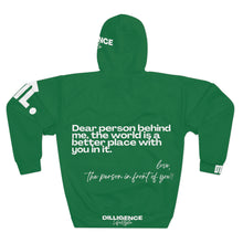 Load image into Gallery viewer, &#39;You Are Enough&#39; Unisex Hoodie - Dark Green