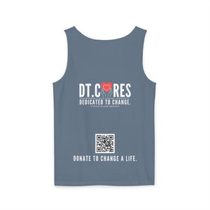 DT CARES - BE WHO YOU NEEDED UNISEX COTTON TANK