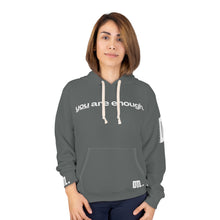 Load image into Gallery viewer, &#39;You Are Enough&#39; Unisex Hoodie - Charcoal