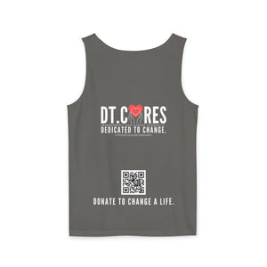 DT CARES - BE WHO YOU NEEDED UNISEX COTTON TANK