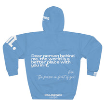 Load image into Gallery viewer, &#39;You Are Enough&#39; Unisex Hoodie - Light Blue