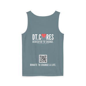 DT CARES - BE WHO YOU NEEDED UNISEX COTTON TANK